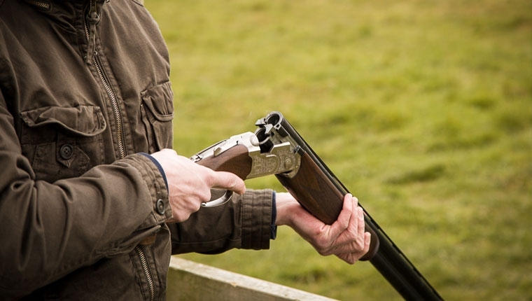 Clay pigeon shooting